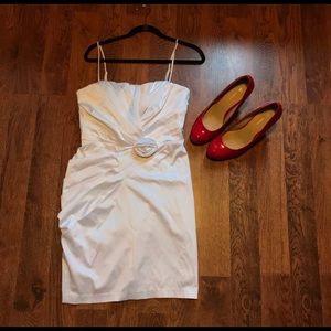 Size 16 Bisou Bisou white dress